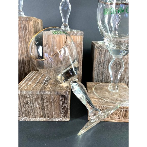 Vintage Stemmed Irish Coffee Wine Cordials - Picture 5 of 7